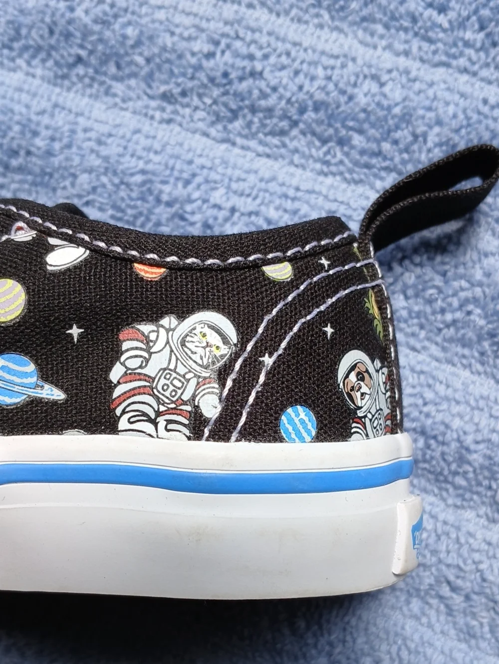 Vans in Black Space Themed Print Toddler Size 6